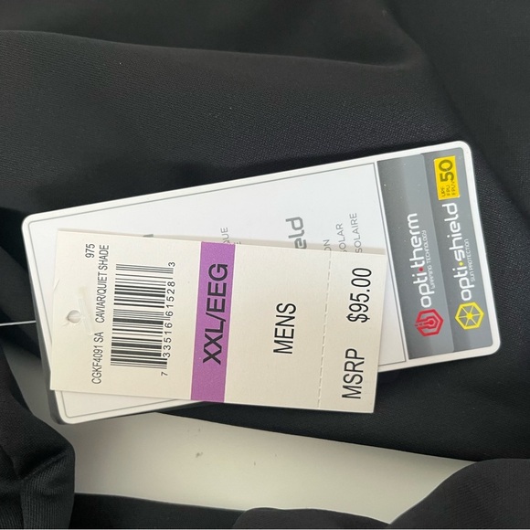 Callaway Black Gray 1/4 Zip Opti Therm Long Sleeve Golf Jacket - Picture 13 of 15